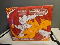 Pokemon TCG Factory Sealed Sun & Moon Unbroken Bonds Elite Trainer Box - Image 1