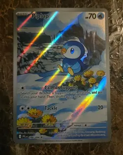 Piplup 098/094 Illustration Rare Phantasmal Flames??Pokemon TCG Mint Copy! ?? - Image 1