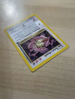Team Rocket's Meowth 18/53 Wotc Promo Regular (Excellent Condition) LP Pokemon - Image 5