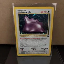 Metamorph (Ditto) 3/62 Pokemon Fossil 1999 WOTC Holo French - Image 1
