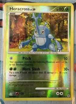 Pokemon HERACROSS 28/130 Reverse Holo (2007 Diamond and Pearl) - Image 2