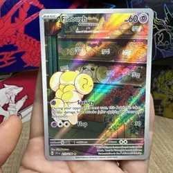 Pokemon TCG Fidough 213/198 Scarlet & Violet Base Illustration Rare Full Art NM - Image 1