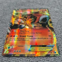 2012 Pokemon Entei EX 13/108 Ultra Rare Full Art Holo Dark Explorers - Image 3