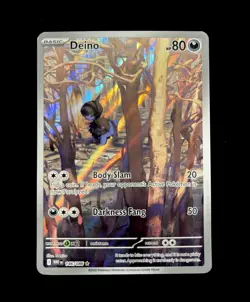 Deino - 146/086 - Illustration Rare - SV: White Flare Pokemon TCG - Image 1