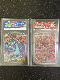 Pokemon TCG Mega Charizard X Ex MEP 023 & Oricorio 024 UPC promo PERFECT Ace 10 - Image 1