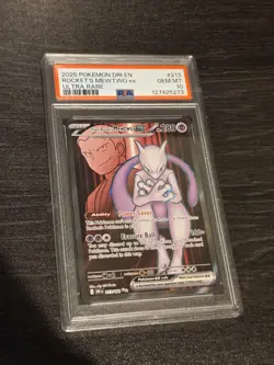 PSA 10 Pokemon 2025 Team Rockets Mewtwo Ex #213 - Image 1