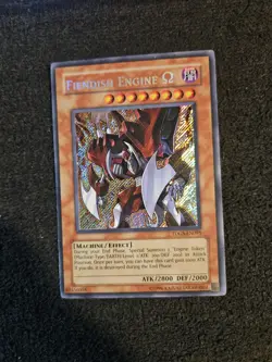 Yu-Gi-Oh! TCG Fiendish Engine Omega TDGS-EN095 Secret Rare Unlimited - Image 1