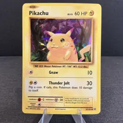 Pikachu 35/108 Cracked Ice Holo XY Evolutions Promo 2016 Pokemon TCG Card - Image 1