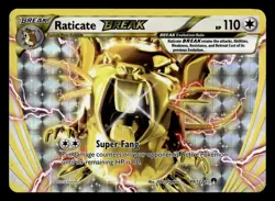 Raticate Break 89/122 Ultra Rare XY Breakpoint Pokemon Card - Image 1