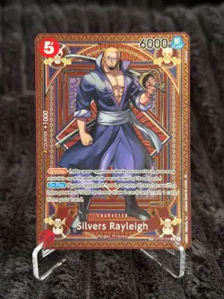 Silvers Rayleigh OP09-005 SP - One Piece Card Game - Fist of Divine Speed (OP09) - Image 1
