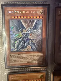 Yu-Gi-Oh! TCG Blue-Eyes Shining Dragon Secret Rare Card RP02-EN096 - Image 1
