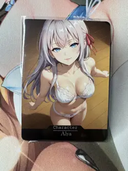 Alya Sometimes Hides Her Feelings in Russian Anime Doujin Waifu Custom Card - Image 1