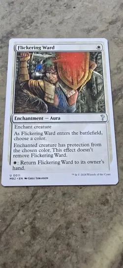 Flickering Ward (White Border) Mystery Booster 2 Regular - Image 1