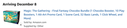 4xMAGIC THE GATHERING Final Fantasy Chocobo Bundle (CONFIRMED PRESALE) ?? ? - Image 1