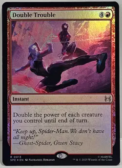 MTG Double Trouble 0013 Foil R Marvel's Spider-Man: Eternal-Legal NM SPE - Image 1