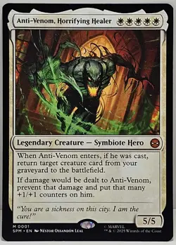 Magic The Gathering Spider-Man - Anti-Venom, Horrifying Healer - Regular M 0001 - Image 1