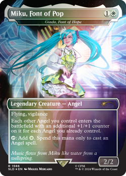 MTG Secret Lair x Hatsune Mike: Winter Diva Foil Edition English SEALED - Image 3