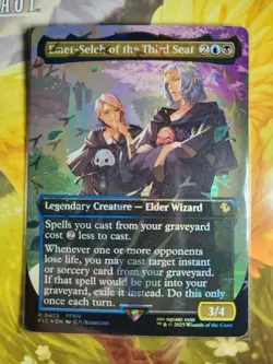 Emet-Selch of the Third Seat - Chocobo Track Foil - Final Fantasy MTG - FIN #473 - Image 1