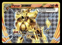 Pyroar Break 24/114 Ultra Rare Steam Siege Pokemon Card - 2 - Image 1