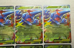 Lot Of 10: Pokemon TCG Phantasmal Flames Mega Heracross ex 004/094 - Image 3