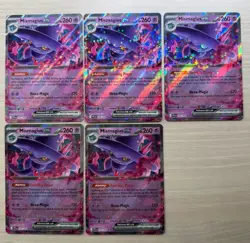 Lot Of 5 : Pokemon Mega Evolution Phantasmal Flames - Mismagius ex 036/094 - Image 1