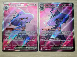 Lot Of 2 : Pokemon Mega Evolution Phantasmal Flames - Mismagius ex 112/094 - Image 1