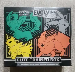 Evolving Skies Elite Trainer Box Pokemon HAS SMALL TEAR. Still Sealed - Image 1