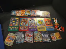 Set of 5 Topps Pokemon TV Animation Edition Series 2 Jumbo Cards w/ extra cards - Image 1