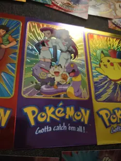 Set of 5 Topps Pokemon TV Animation Edition Series 2 Jumbo Cards w/ extra cards - Image 4