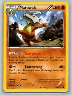 Marowak #37/124 XY - Fates Collide Rare - Pokemon Cards B93 - Image 1