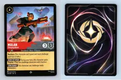 Mulan #141/204 Lorcana Reign Of Jafar 2025 Disney Super Rare TCG Card - Image 1