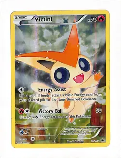 Victini XY117 XY Full Art Black Star Promo Holo Pokemon Card - Image 1