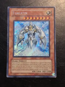 Yu-Gi-OH! SECRET RARE HOLO CARD TUALATIN LODT-EN090 LP/MP - Image 1