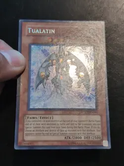 Yu-Gi-OH! SECRET RARE HOLO CARD TUALATIN LODT-EN090 LP/MP - Image 2