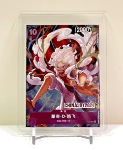 IN STOCK One Piece Joy Luffy P-041 Alt Art Promo Chinese Exclusive Card Game - Image 1
