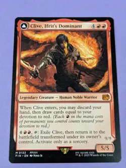 MTG: FINAL FANTASY: Clive, Ifrit's Dominant #0133 Mythic - NM - Image 1