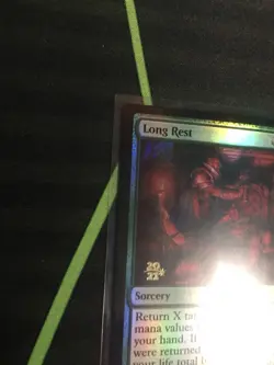 MTG Magic The Gathering Long Rest Foil Rare Prerelease Promo DnD Sorcery - Image 2