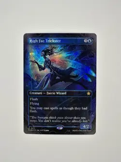 High Fae Trickster (Borderless) (Mana Foil) Foundations Foil - Image 1