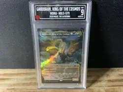TCCG 9 Ghidorah, King of the Cosmos Foil MTG Illuna, Apex of Wishes NOT PSA Mint - Image 1