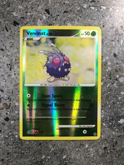 Pokemon TCG Cards Venonat 116/132 Secret Wonders Reverse Holo LP - Image 1