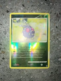 Pokemon TCG Cards Venonat 116/132 Secret Wonders Reverse Holo LP - Image 3