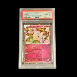 Pokemon JP Slab Swirlix Pokekyun Collection 1st Ed 23 PSA 10 2016 - Image 1