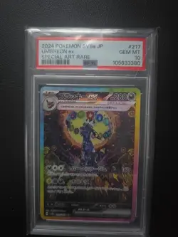 2024 Pokemon SV8a Japanese Umbreon ex Special Art Rare #217 PSA Gem Mint 10 - Image 1