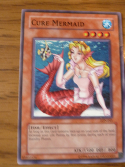 Yu-Gi-Oh TCG Cure Mermaid LON-041 Unlimited Regular Common Card LP - Image 1