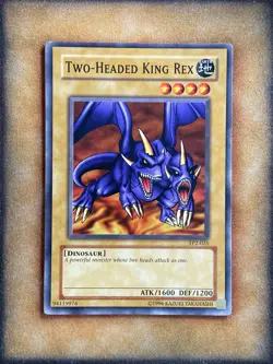 Yugioh Two-Headed King Rex TP2-025 Common LP - Image 1