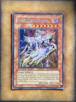 Yugioh Zeta Reticulant CRMS-EN094 Secret Rare 1st Ed LP - Image 1