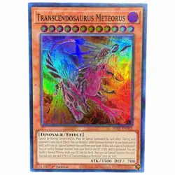 Yu-Gi-Oh! TCG Transcendosaurus Meteorus WISU-EN002 1st Edition Super Rare 🚀🔥 - Image 1