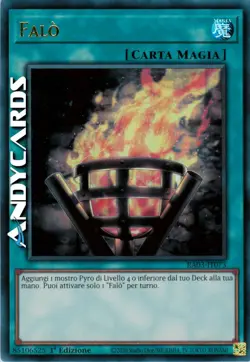 FALO • (Bonfire) • Ultra R • RA03 IT073 • 1Ed • Yugioh! • ANDYCARDS - Image 1