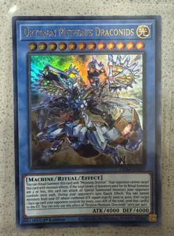 Yugioh Drytron Meteonis Draconids GEIM-EN029 Ultra Rare 1st Edition - Image 1