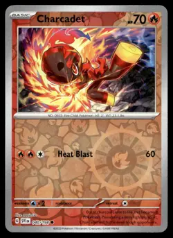 Charcadet 40/198 Pokemon Card Scarlet & Violet Common Rev Holo Near Mint DJ - Image 1
